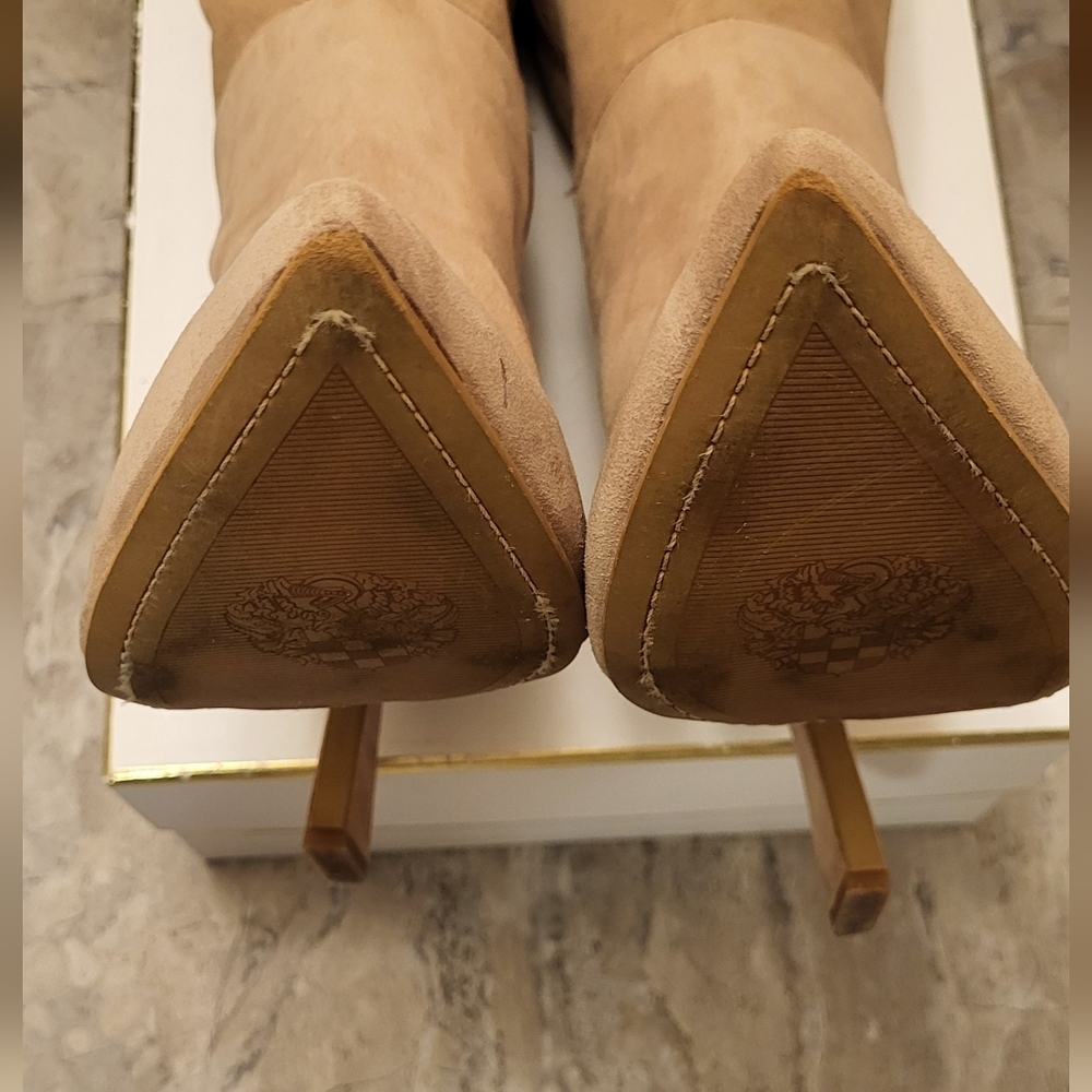 Vince Camuto Beige Heeled Boots - Picture 13 of 16